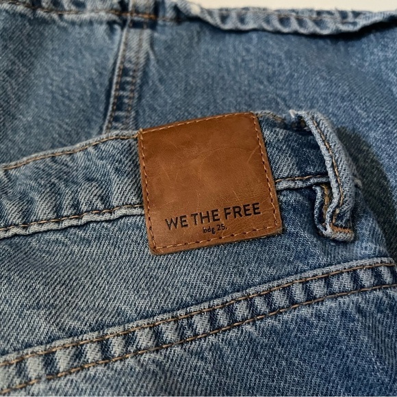 FREE PEOPLE WE THE FREE NEW DAWN FLARE DESTRUCTION JEANS OB1338043 SZ 29 - Picture 5 of 10